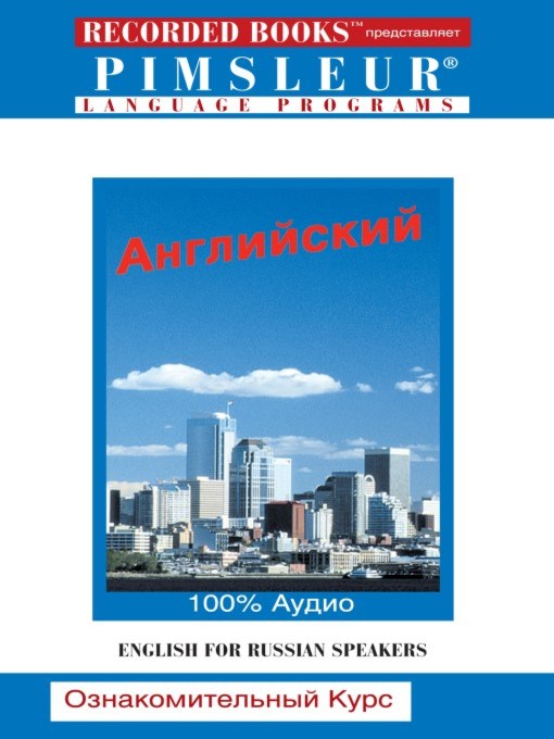 Title details for English for Russian Speakers by Pimsleur Language Program - Available